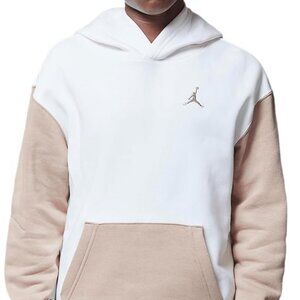 Jordan Kid's Brooklyn Fleece Pullover in Sail size S NWT